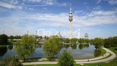 Olympic park in Munich, Germany