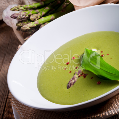 Ramsons Asparagus Soup