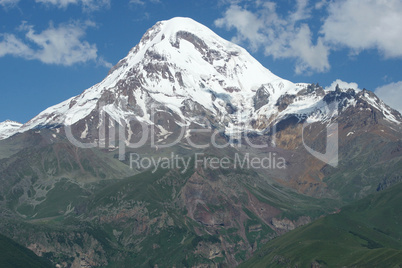 Gipfel des Kazbek, Kaukasus, Georgien