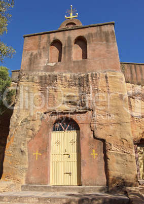 Felsenkirche Wukro Cherkos, Äthiopien, Afrika