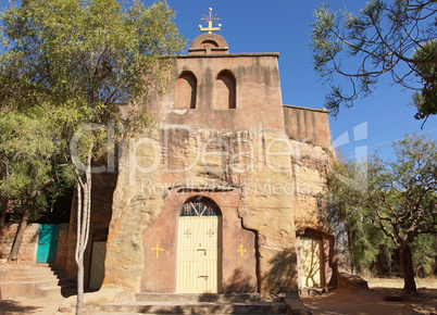 Felsenkirche Wukro Cherkos, Äthiopien, Afrika