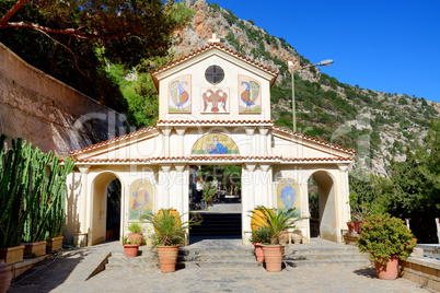 The Orthodox church in Crete island, Greece