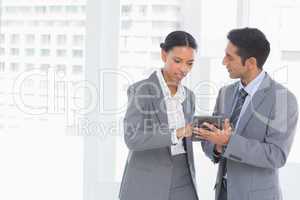 Beautiful businesswoman in office