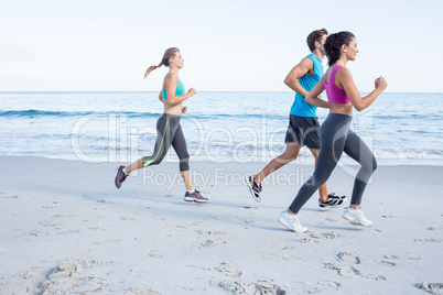 Friends doing jogging together