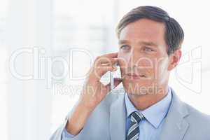 Business man having phone call