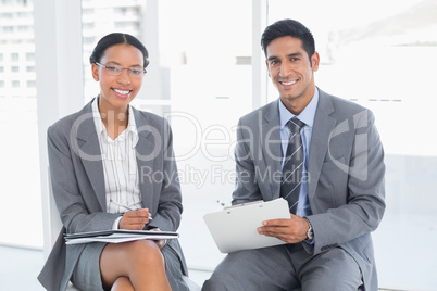 Business people in board room meeting