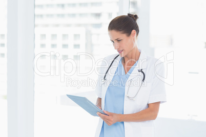 Portrait of a smiling confident female doctor