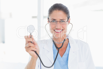 picture of a female doctor with stethoscope