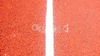 Running track with lanes , 4k view