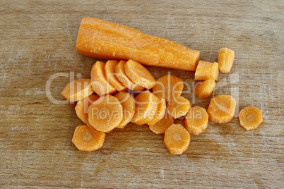 Sliced Root Vegetable - Carrot