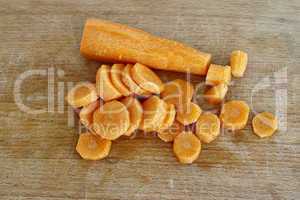 Sliced Root Vegetable - Carrot