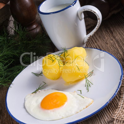 Dill potato with buttermilk