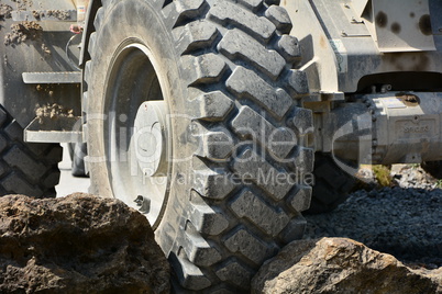 wheel grand loader's. Close-up