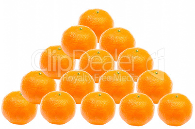 Orangen Pyramide