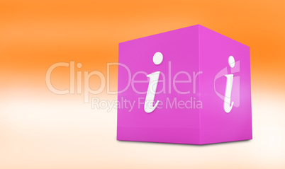 Composite image of info cube