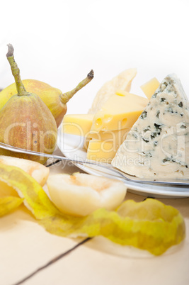 fresh pears and cheese fresh pears and cheese