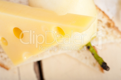 fresh pears and cheese