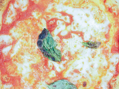Margherita pizza background