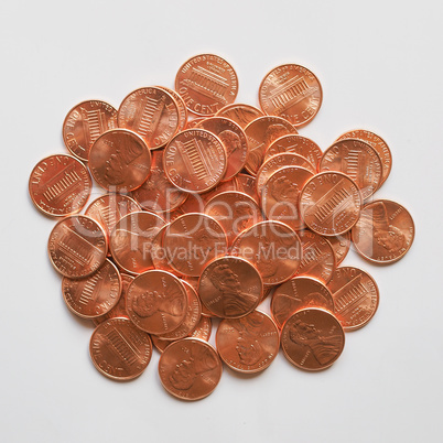 Dollar coins 1 cent