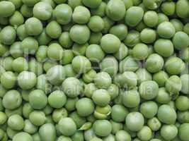 Green peas vegetable background