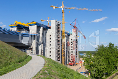 Großbaustelle Niederfinow