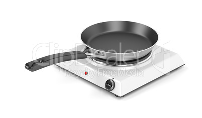 Hot plate and frying pan