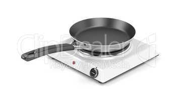 Hot plate and frying pan