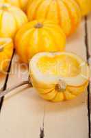 fresh yellow pumpkin