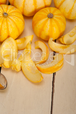 fresh yellow pumpkin