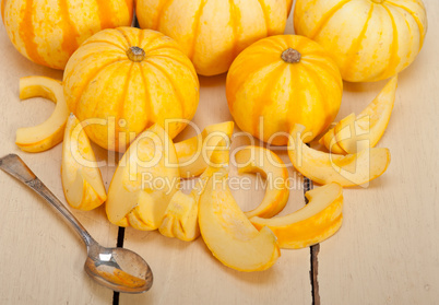 fresh yellow pumpkin