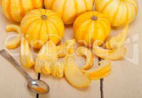 fresh yellow pumpkin