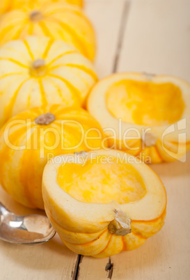 fresh yellow pumpkin