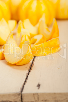 fresh yellow pumpkin