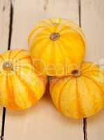 fresh yellow pumpkin