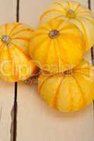 fresh yellow pumpkin