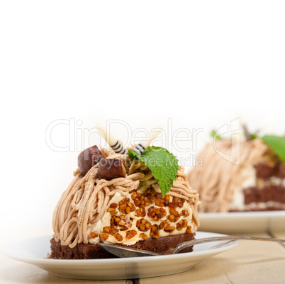 chestnut cream cake dessert