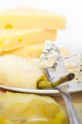 cheese and pears