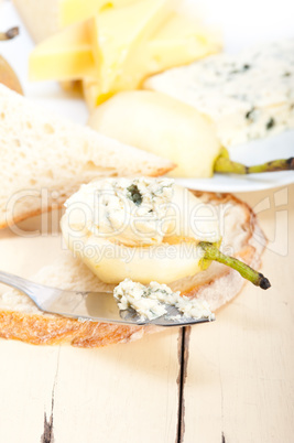 cheese and pears