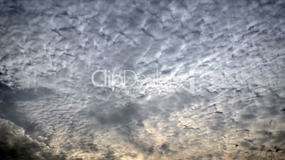 Cloudy sky, time lapse