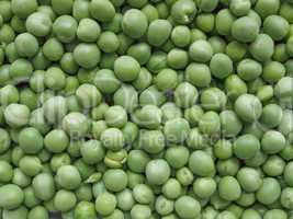 Green peas vegetable background