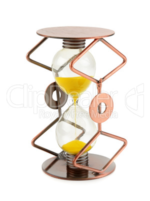 hourglass isolated on white background