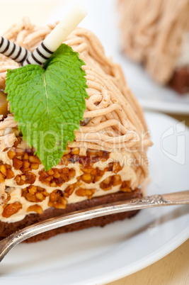 chestnut cream cake dessert