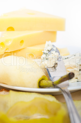 cheese and pears