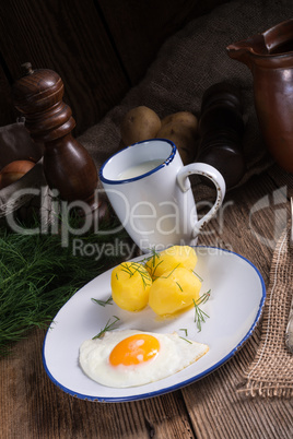 Dill potato with buttermilk