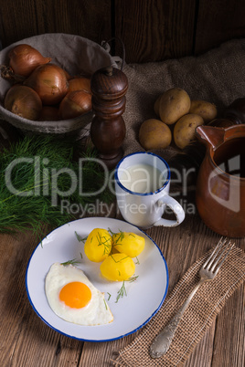 Dill potato with buttermilk