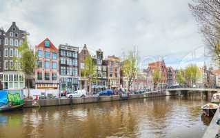 Overview of Amsterdam, the Netherlands