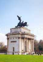 Wellington Arch monument in London, UK