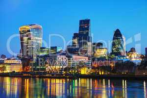 Financial district of the City of London