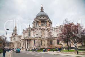 Saint Paul's cathedral in London