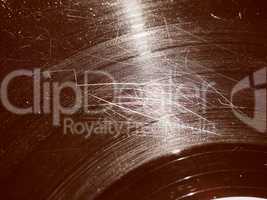 Retro look Scratched record